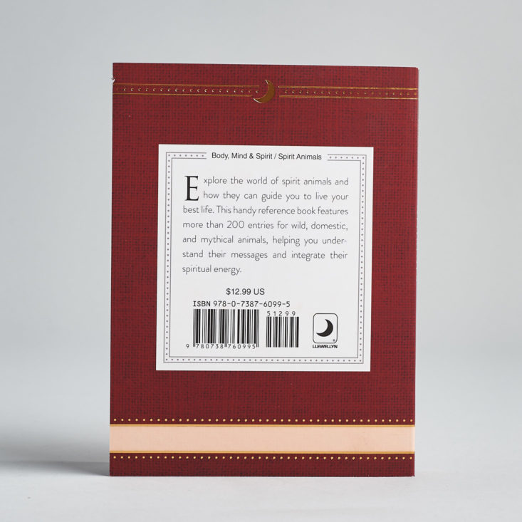 Goddess Provisions Wild Wisdom back of spirit animals book