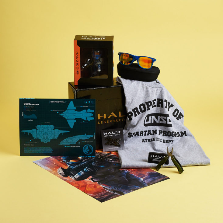Halo Legendary Crate Leadership September 2018 - Box With All Products