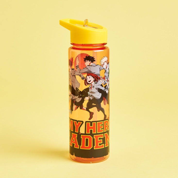 loot anime squad my hero academia water bottle