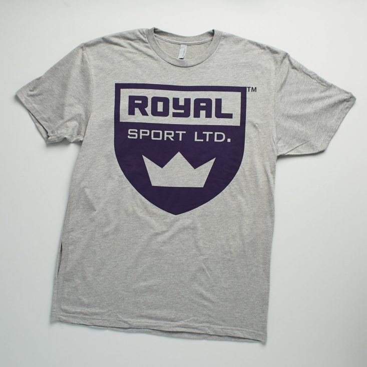 monthly mystery box of awesome royal sport co tshirt