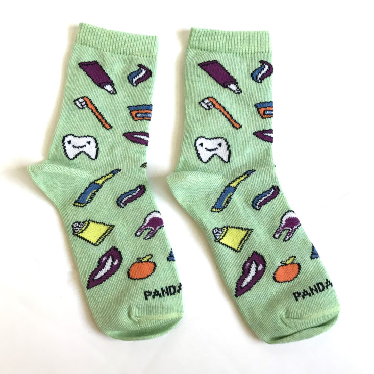 Panda Pals September 2018 - dentist socks