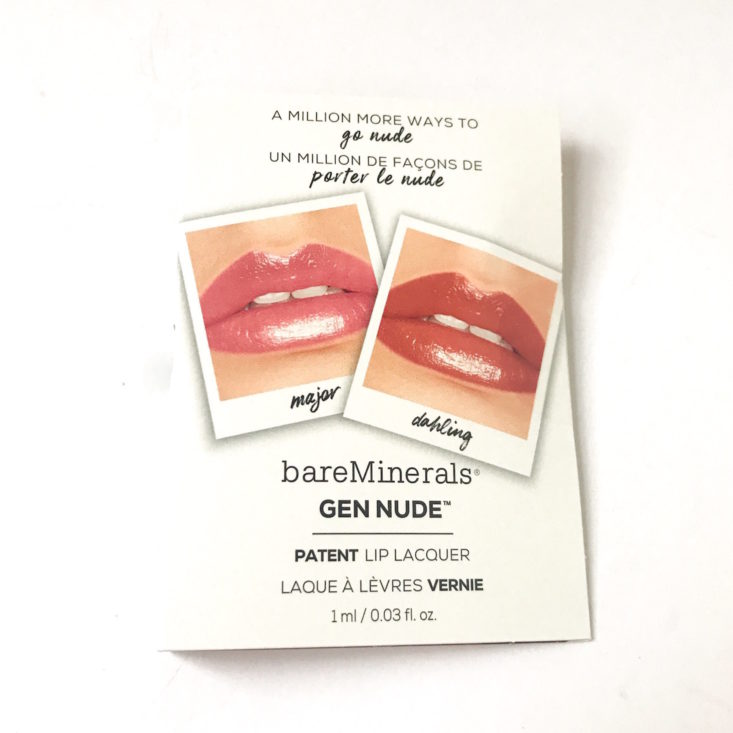 bareMinerals Gen Nude Patent Lip Lacquer in Dahling (?)