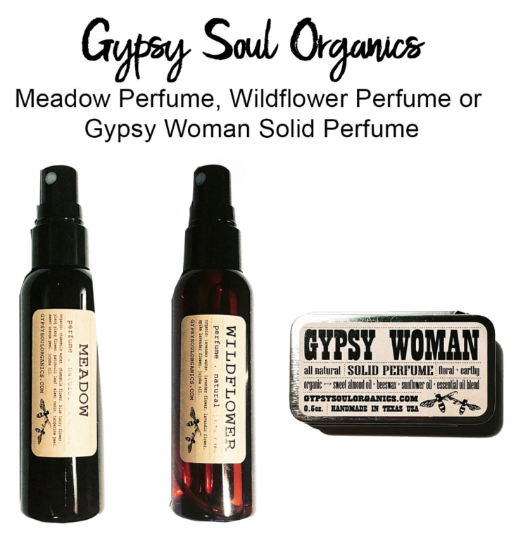 gypsy soul organics meadow perfume wildflower perfume or gypsy woman solid perfume