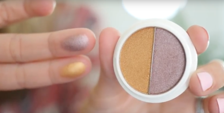 dual eyeshadow from Peony Cosmetics