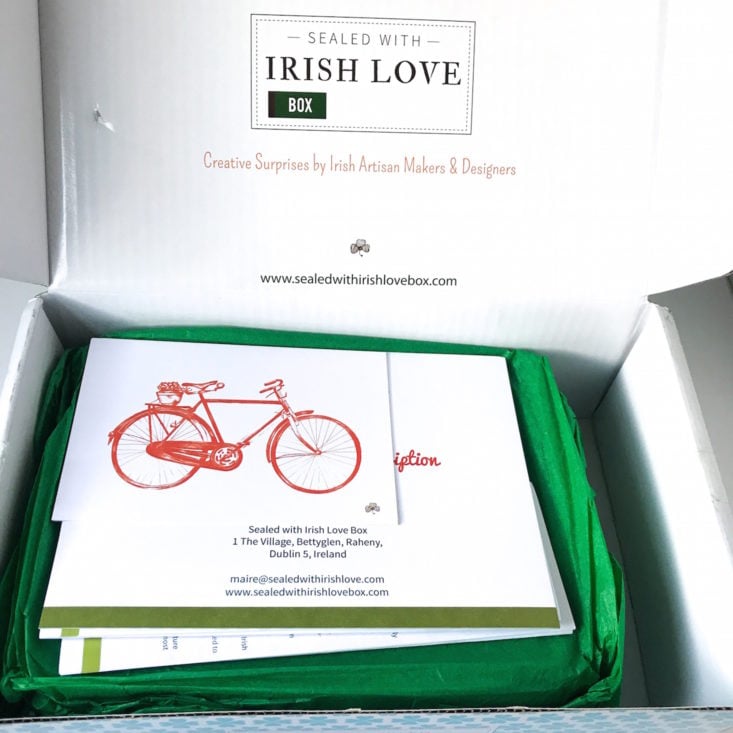 Sealed With Irish Love open box 1