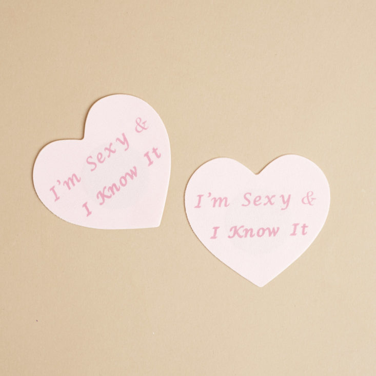 Bring It Up Double Talk Scented Messages From the Heart Pasties
