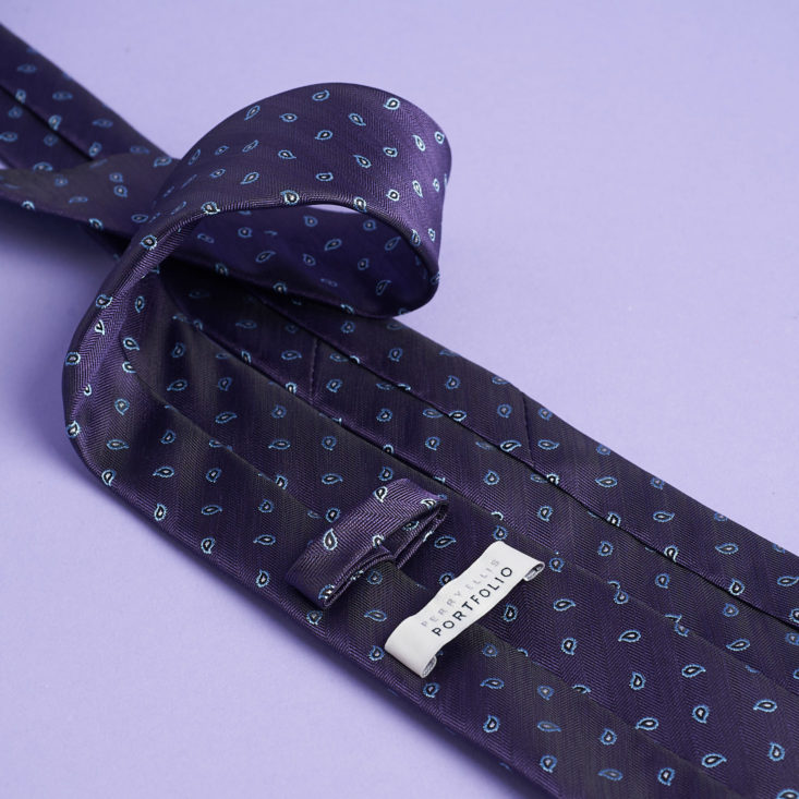 Sprezza Box Houston September 2018 - Perry Ellis Paisley Necktie Closer View