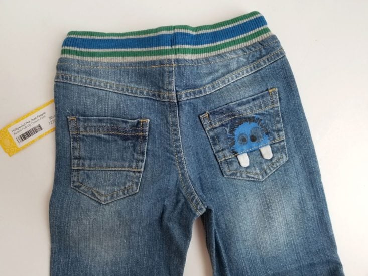 Stitch Fix Kids pull-on jeans decal detail