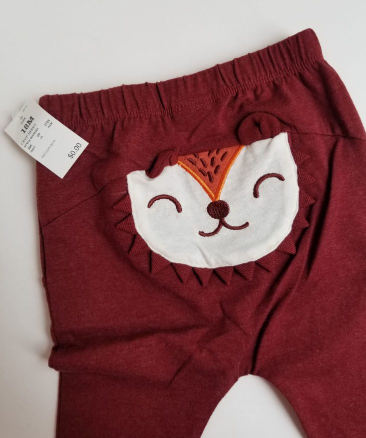 Cat & Jack Fall 2018 red pants behind