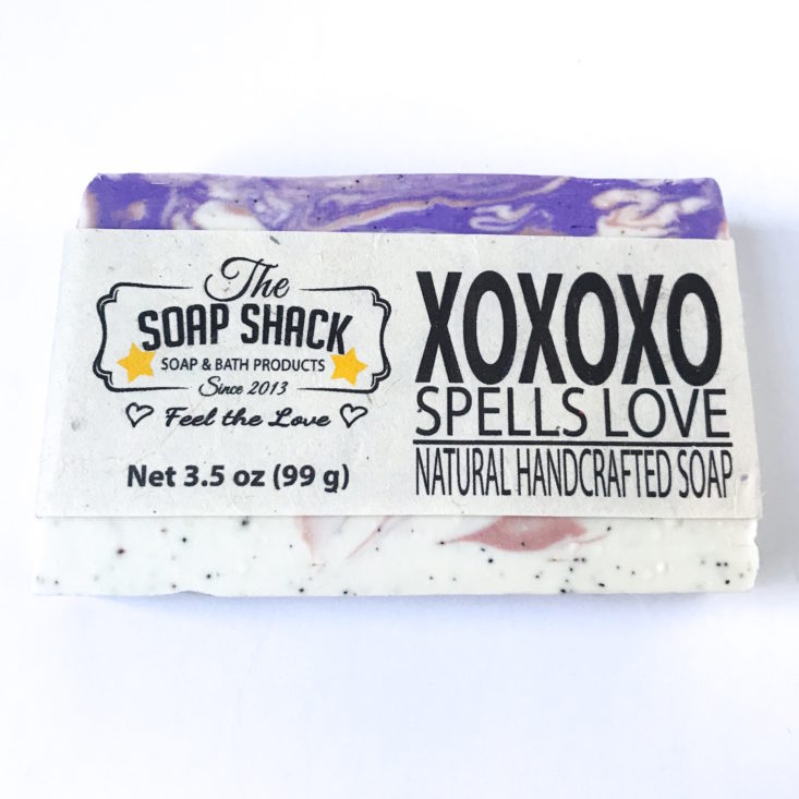 XoXoXo Spells Love Handmade Soap Bar, 3.5 oz