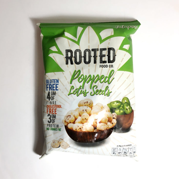 Try the World August 2018 - rooted food co popped lotus seeds