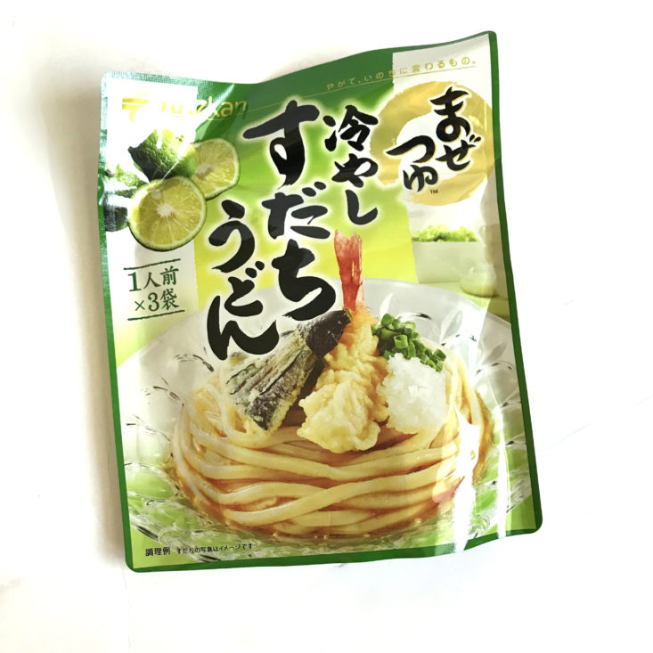 Umai Crate August 2018 - mazetsuyu cold sudachi sauce