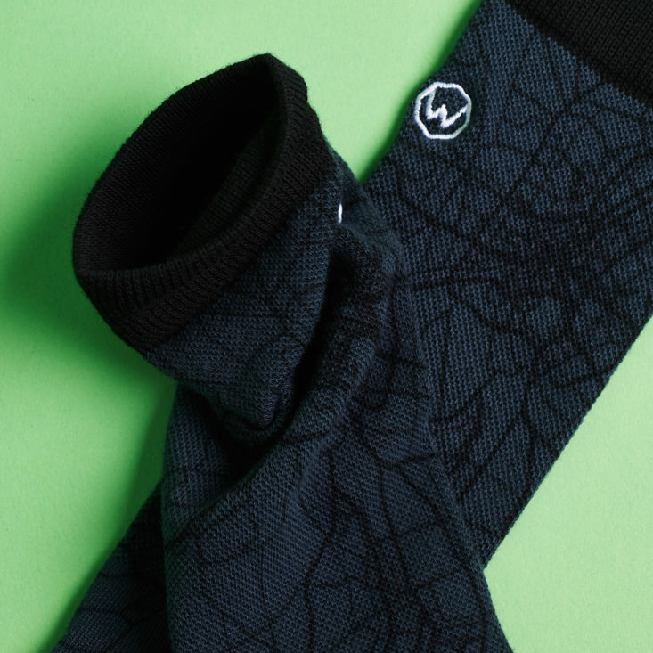 Wohven Socks September 2018 - Socks Cuff Zoomed View