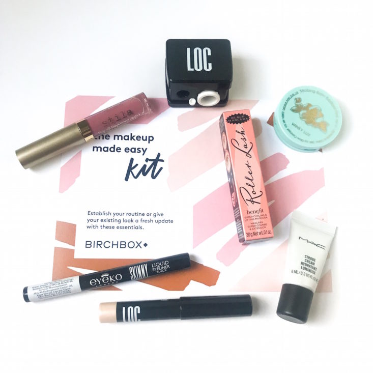 Birchbox Makeup Made Easy October 2018 - Box Open with Products Top