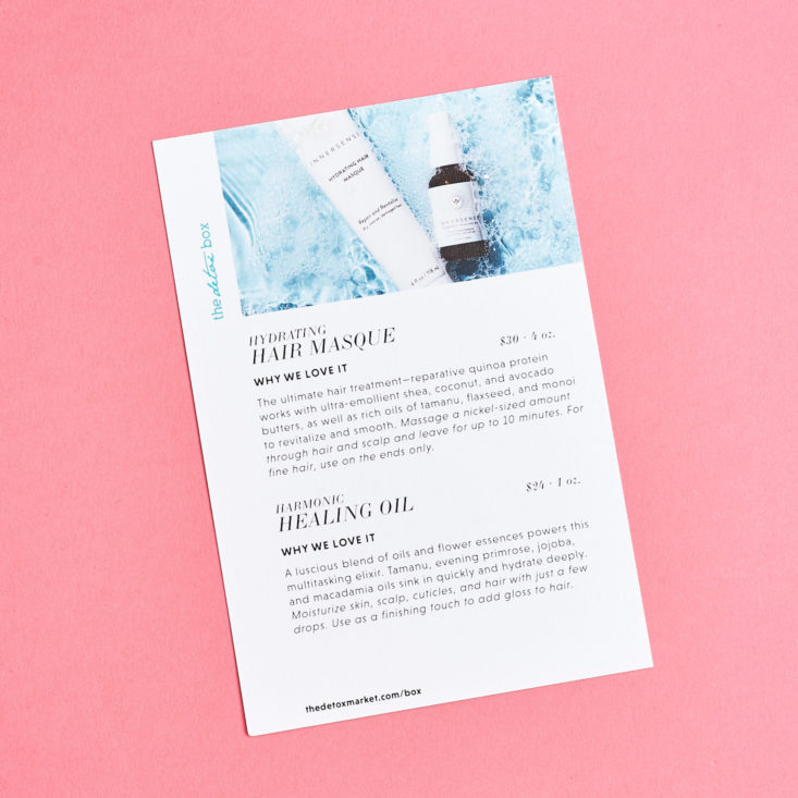 Detox Market October 2018 - Featured Products Back