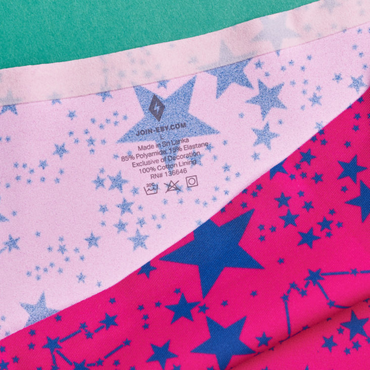 stamped tag on Star Brief