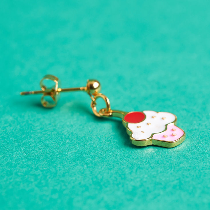 Earfleek pink cupcake earring