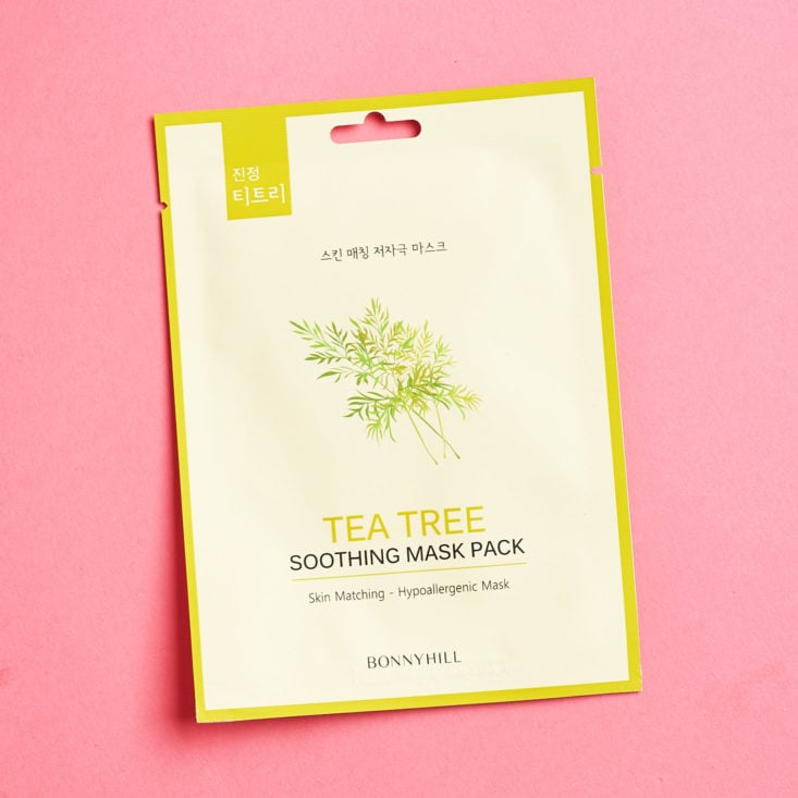 Facetory October 2018 Bonnyhill Tea Tree Sooothing Mask Pack