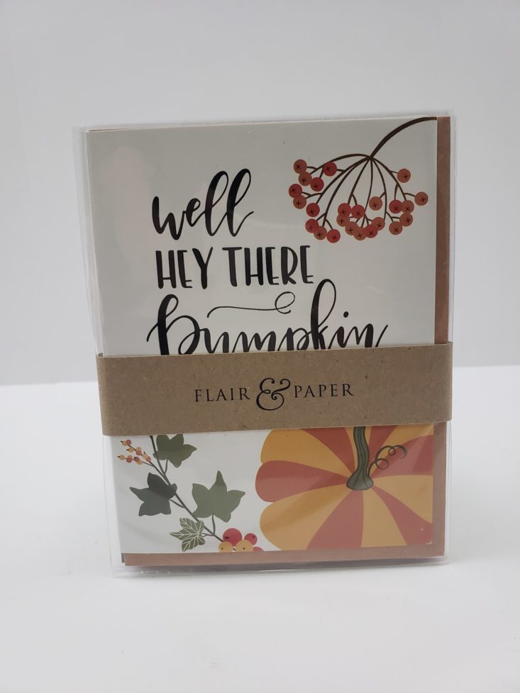 Flair & Paper October 2018 - 5 Original Greeting Cards Front