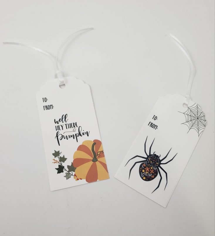 Flair & Paper October 2018 - Gift Tag Top