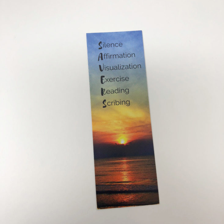 Go Love Yourself October 2018 - Life Savers Book Mark Back