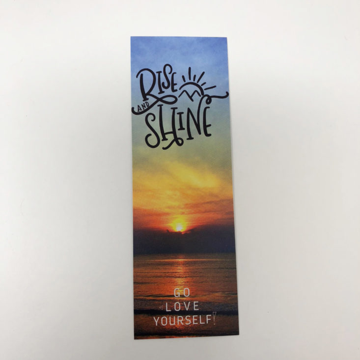 Go Love Yourself October 2018 - Life Savers Book Mark Front