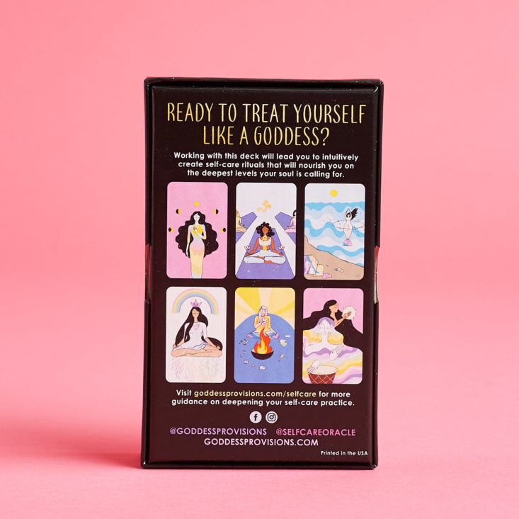 goddess provisions colorful card deck
