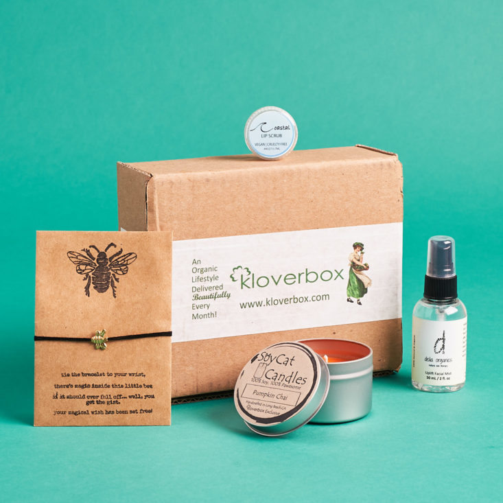 Kloverbox unboxing and review of all self care items