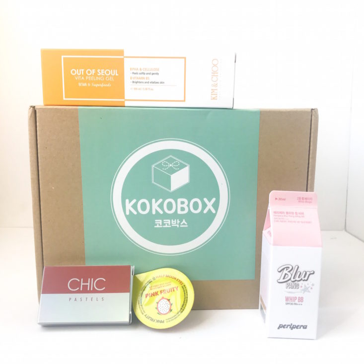 KoKoStyle October 2018 - Box With All Products Front View
