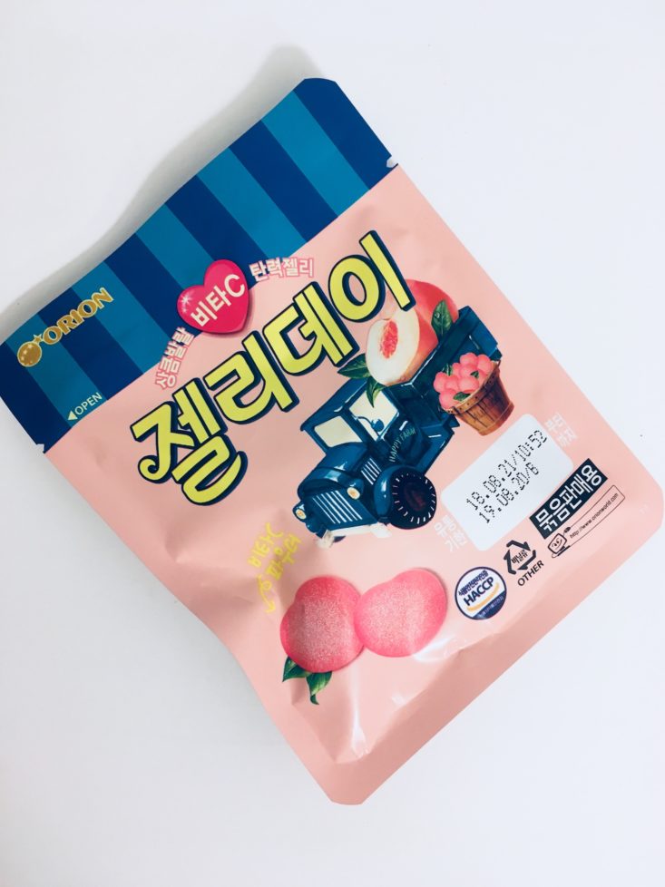 Korean Snacks Box Review November 2018 - JELLY DAY BACK