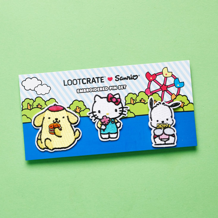 loot crate sanrio small gift patches pins