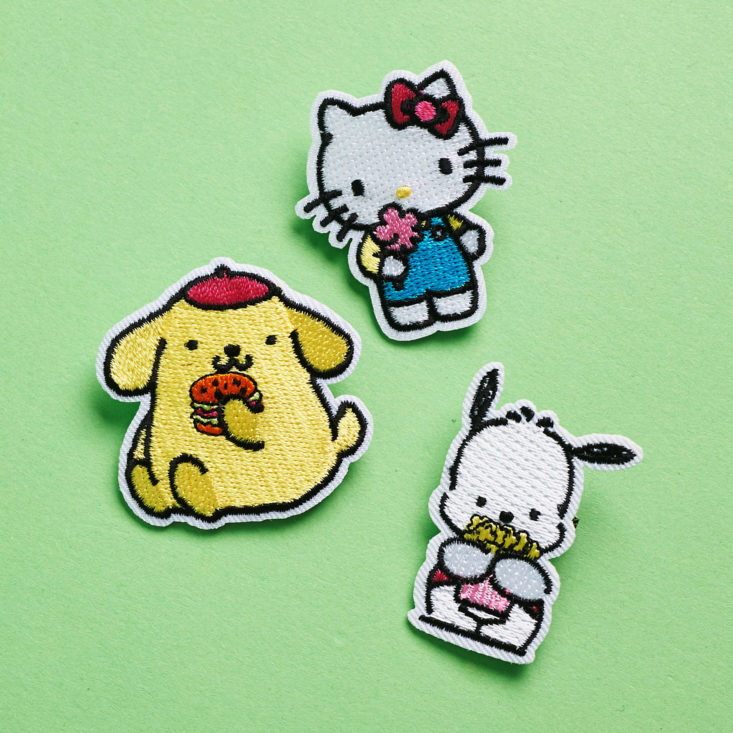 loot crate sanrio small gift pin embroidered patches