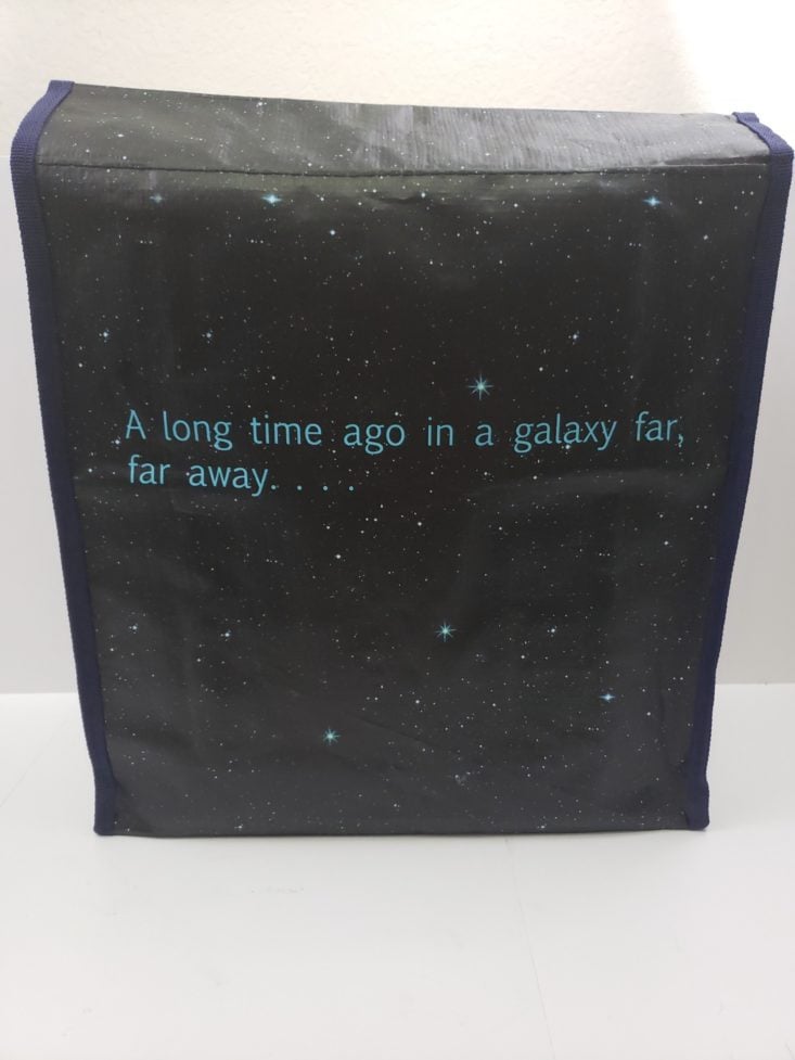 MINI MYSTERY BOX OF AWESOME October 2018 - Star Wars Messenger Tote Bag Back View