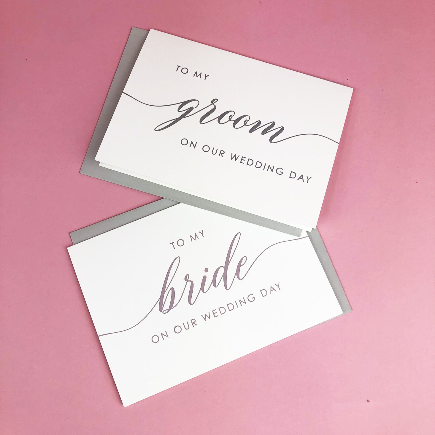 Wedding Day Cards Open