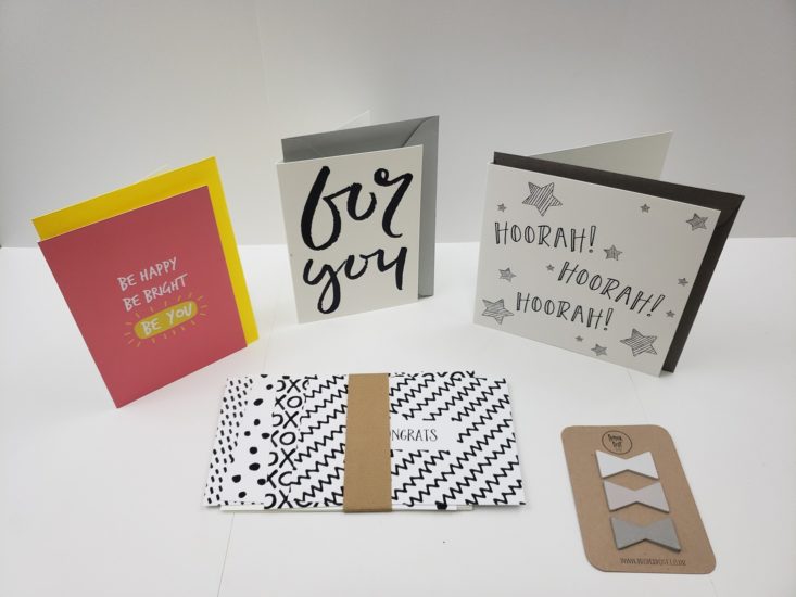 PROPER POST Subscription box October 2018 - All Cards Front