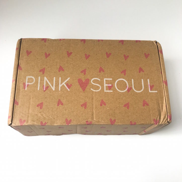 Pink Seoul October 2018 - Box top view