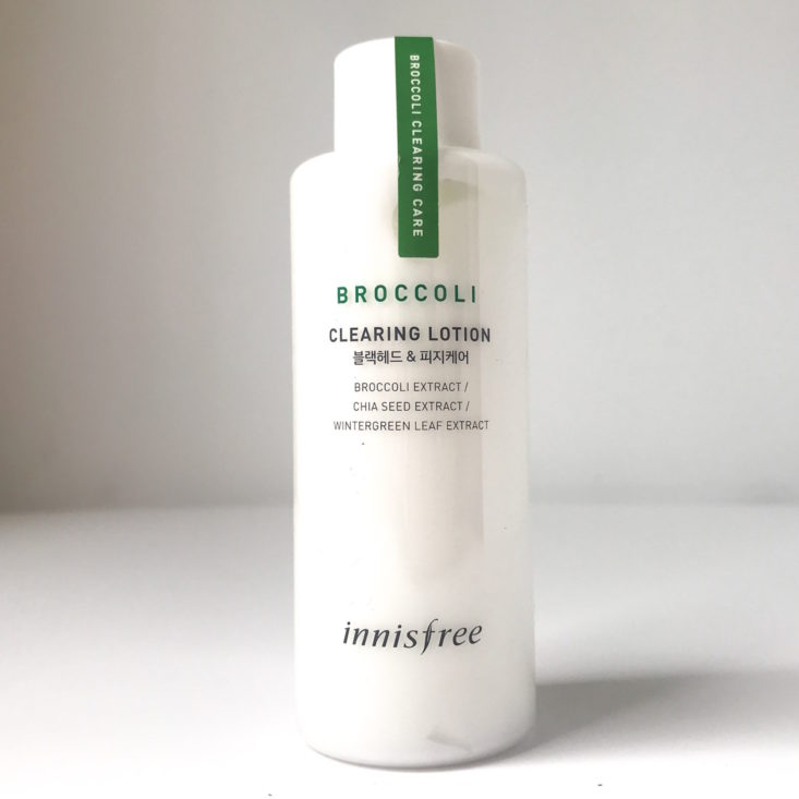 Pink Seoul Plus September October 2018 - Innisfree Broccoli Clearing Lotion Front