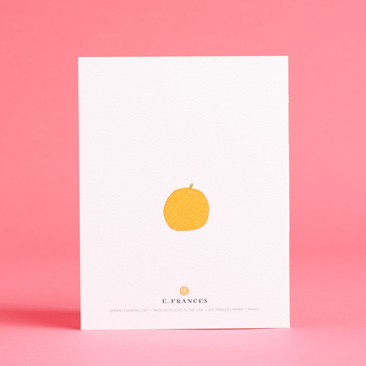 Postmarkd Studio pumpkin card back