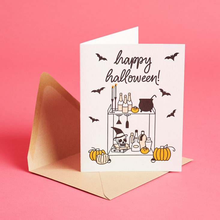 Postmarkd Studio halloween greeting card