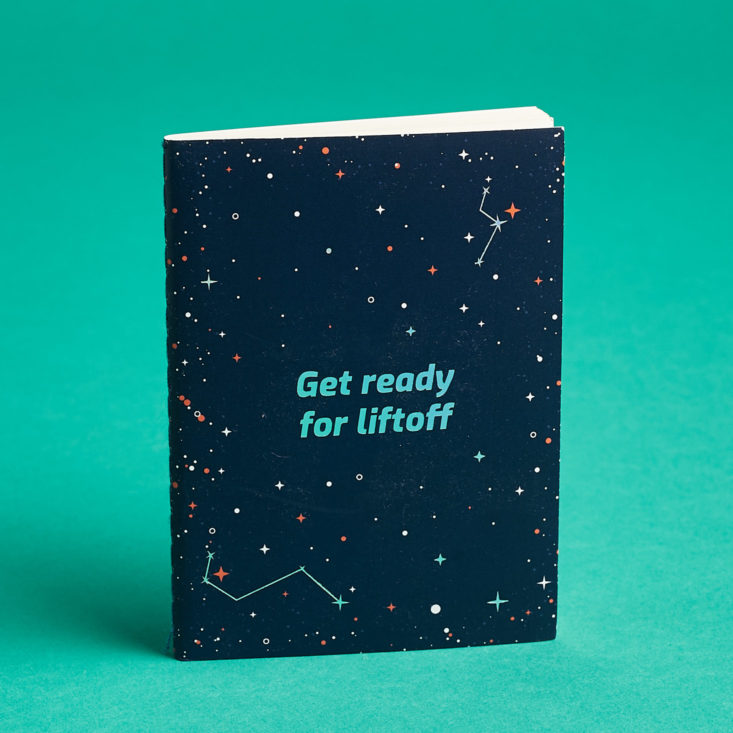 Quirky Post get ready for liftoff notebook