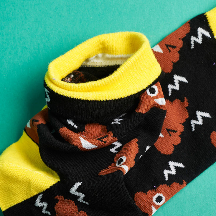 Quirky Post poop emoji socks