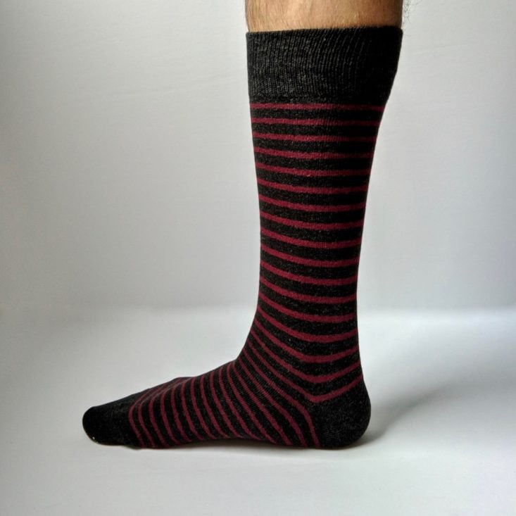 Sprezzabox October 2018 - Bedford and Broome Socks Wearing Side