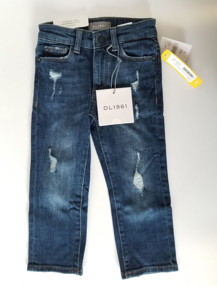 Stitch Fix Kids Boy Box October 2018 distressed jeans