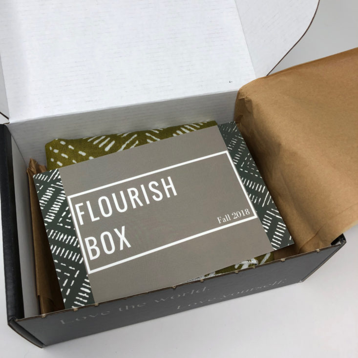 Thread and Flourish Box - September 2018 - Box Review Open Top