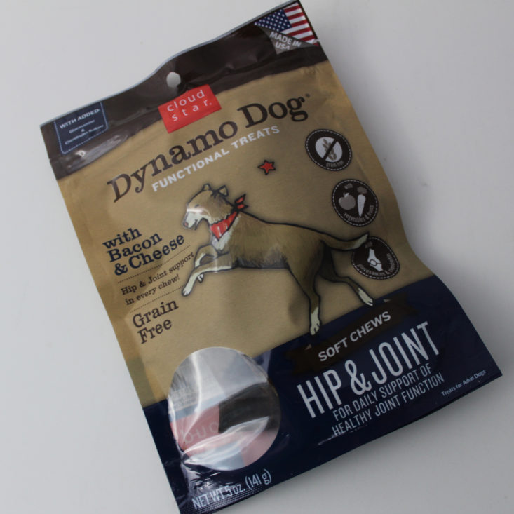 Vet Pet Box Dog October 2018 - Dynamo Dog Functional Soft Chews Hip and Joint
