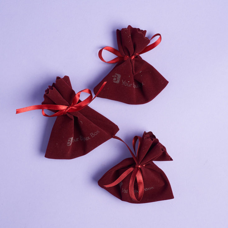 your bijoux box velvet bags