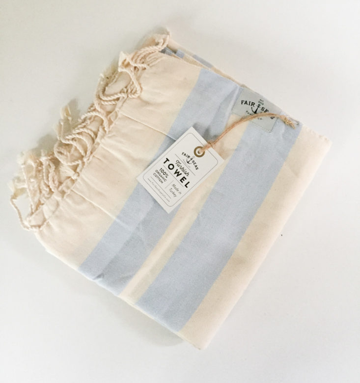 my fashion crate september 2018 towel