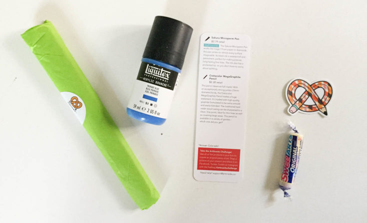 Art Snacks Subscription Box Review November 2018 - All Products Top
