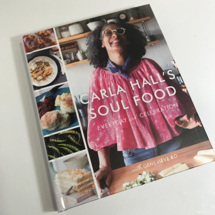 Brown Sugar Box November 2018 - Carla Hall’s Soul Food Book Front Top