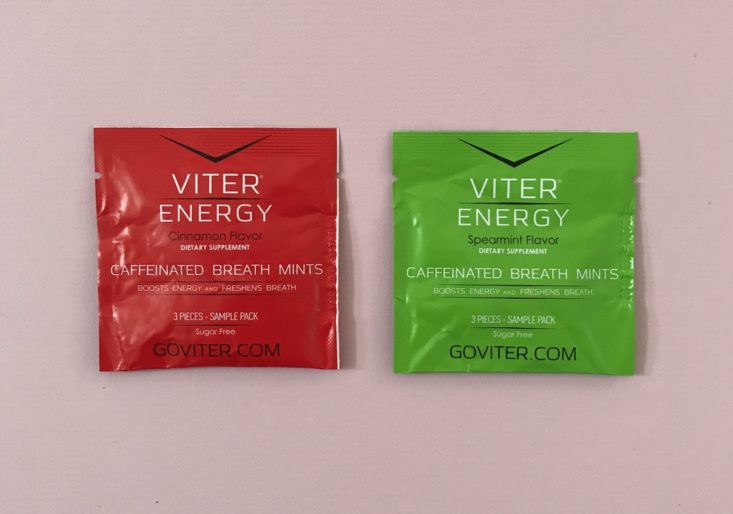 BuffBoxx October 2018 - Viter Energy Caffeine Mint Packets, Cinnamon 5b